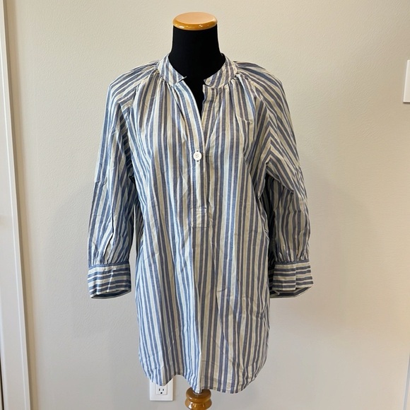 TOAST Catrin Stripe Raglan Shirt - Picture 4 of 14